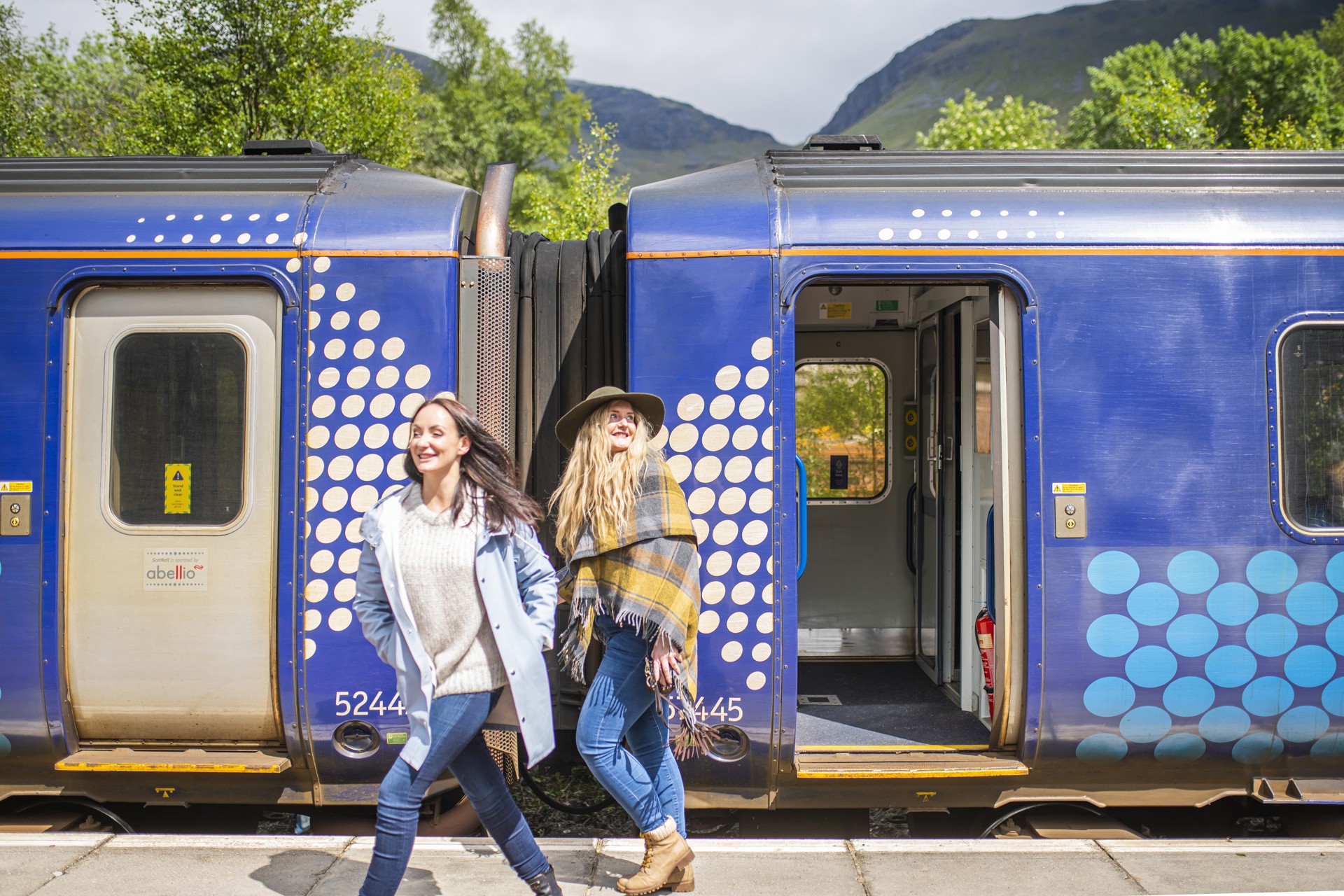 Background image - Train Bridge Of Orchy 03